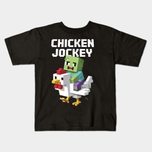 CHICKEN JOCKEY CHICKEN Kids T-Shirt